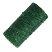 Bobina de hilo encerado Linhasita para micro macramé 1 mm - Verde abeto (367) x168m