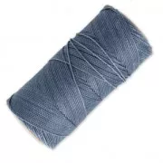 Bobina de hilo encerado Linhasita para micro macramé 1 mm - Jeans (384) x168m