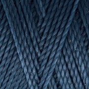 Bobina de hilo encerado Linhasita para micro macramé 1 mm - Denim (1037) x168m