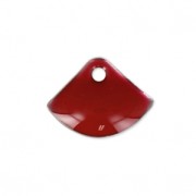 Abanico de lentejuelas de metal y resina epoxi 7x10 mm - Rojo oscuro x6|raw }}