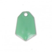 Dije Forma De Diamante de metal y resina epoxi 9x13 mm Mint x6|raw }}