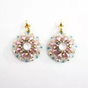 Facetado 4 mm Cristal Perla Melocotón x50