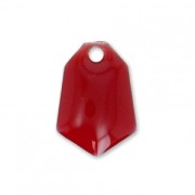 Perlas diamante de metal y resina epoxi 9x13 mm - Rojo oscuro x6|raw }}