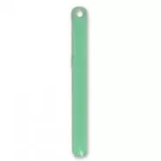 Dije con forma de barra de metal y resina epoxi 3x28 mm Mint x4