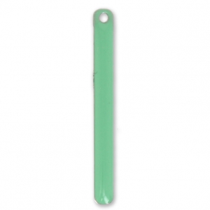 Dije con forma de barra de metal y resina epoxi 3x28 mm Mint x4