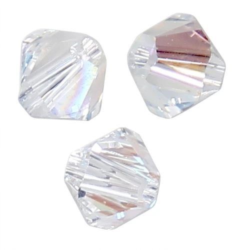 Tupis en cristal PureCrystal 5328 4 mm Crystal Shimmer x50