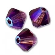 Amethyst - Tupis en cristal PureCrystal 5328 4 mm Amethyst Shimmer 2X x50 Tupis en cristal PureCrystal 5328 4 mm Amethyst Shimmer 2X x50