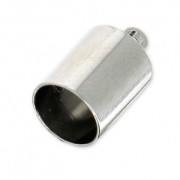 Terminales cilíndricos para cordón 6 mm rodiado x4