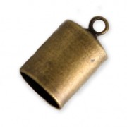 Terminales cilíndricos para cordón 6 mm bronce x4