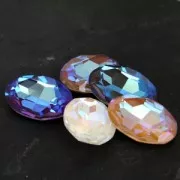 Cabuchón PureCrystal 4127 30x22 mm Crystal Light Grey DeLite x1