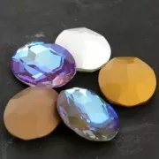 Cabuchón PureCrystal 4127 30x22 mm Crystal Light Grey DeLite x1