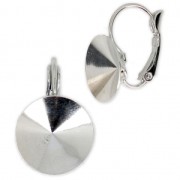 Ganchos de pendientes 1122 Rivoli 14 mm rodiado x2|raw }}