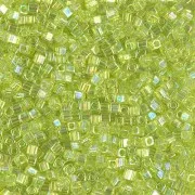 Cubos Miyuki 1.8 mm SB18-0258 - Transparent Chartreuse AB x10g