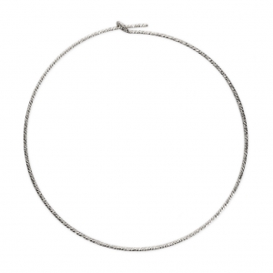 Pendientes aros acabado diamantado a personalizar 45 mm x 0.7 mm de Plata 925 x2