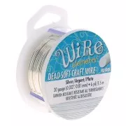 Hilo de cobre Craft Wire flexible 0.81 mm plateado x 5.48 m