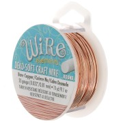 Hilo de cobre Craft Wire flexible 0.81 mm Natural x 9.14 m|raw }}