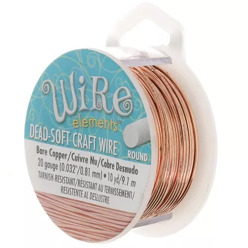 Hilo de cobre Craft Wire flexible 0.81 mm Natural x 9.14 m
