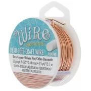Hilo de cobre Craft Wire flexible 0.64 mm Natural anti-ternissement x13.71m