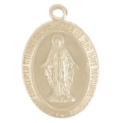 Dije fina de Virgen 14 mm de Gold filled x1|raw }}
