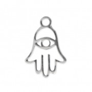 Dije mano de Fatma 14.5x9.5 mm De Acero Inox x1|raw }}