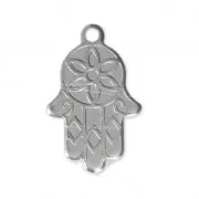 Dije mano de Fátima 18.5x12 mm De Acero Inox x1