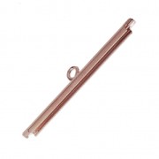 Terminal para tejido de cuentas rocallas & Delica Miyuki  32 mm dorado rosa x1|raw }}