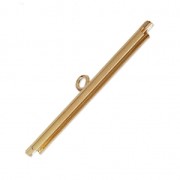 Terminal para tejido de cuentas 32 mm dorado con oro fino x1|raw }}