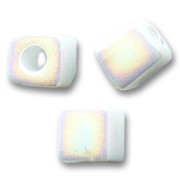Cubos Miyuki 4 mm SB4-471 - Opaque White AB x10g