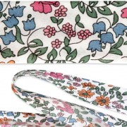 Cinta al bies tela Liberty Emilia's Bloom - Multicolore x 1m|raw }}