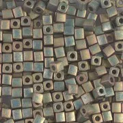 Cubos Miyuki 3 mm SB3-2035 - Khaki Iris Metallic Mat x10g