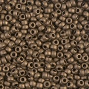 Rocalla Miyuki 11/0 2006 - Bronce oscuro metalizado mate x 100 g