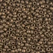 Rocalla Miyuki 11/0 2006 - Bronce oscuro metalizado mate x 100 g