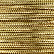 Cordón metalizado de algodón y lúrex 1 mm dorado x 1 m|raw }}