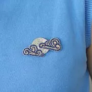 Imperdible Broche base 38 mm Chapado en plata fina x1