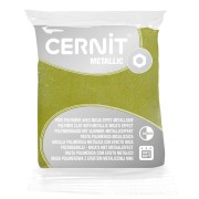 Pasta arcilla polimérica Cernit Metallic 56gr Or Verde