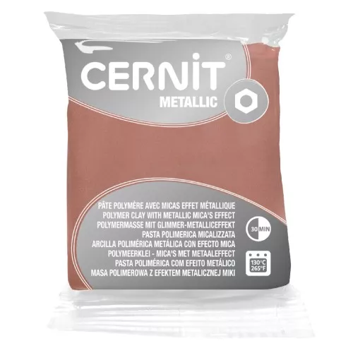 Pasta arcilla polimérica Cernit Metallic 56gr Oro Rosa