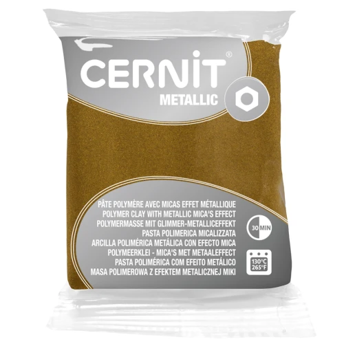 Pasta arcilla polimérica Cernit Metallic 56gr Oro Antiguo