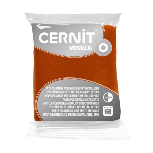 Pasta arcilla polimérica Cernit Metallic 56gr Bronce