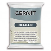 Pasta arcilla polimérica Cernit Metallic 56gr Acero|raw }}