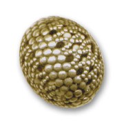 Bola filigranae 20x17 mm Gold bronze