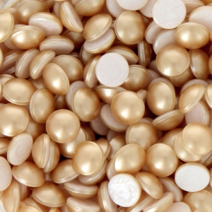 Strass Hotfix PureCrystal 2080/4 - 4 mm Vintage Gold Pearl x20