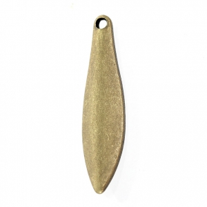 Dijes gotas marquesa 19.5 mm bronce x4
