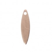 Dijes gotas lisas 15 mm dorado rosa x10|raw }}