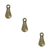 Dijes gotas 7 mm bronce x20|raw }}
