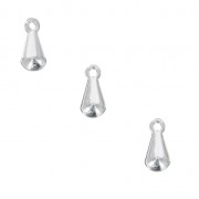 Dijes gotas 7 mm Chapado en plata fina x20|raw }}