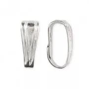 Enganches para colgante 6 mm Chapado en plata fina x20