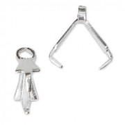 Enganche para colgante 8 mm Chapado en plata fina x10|raw }}