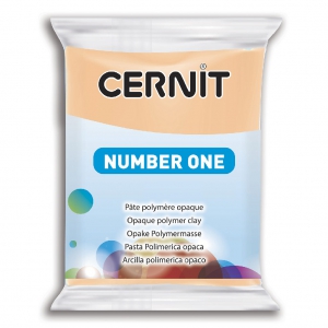 Pasta Cernit Number One opaque 56gr Pêche (n°423)