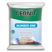 Pasta Cernit Number One Opaca - Verde esmeralda (n.º 620) x 56 g