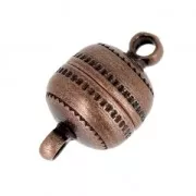 Cierre magnético 14x8 mm cobre antigo x1